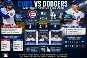 cubs vs dudgers